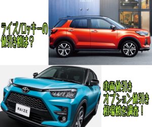 【ライズ/ロッキーの値引き額は?】車両・オプション値引き額の相場を調査